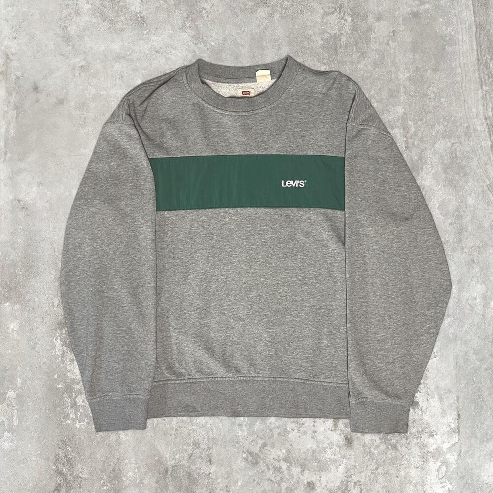 Levis gray crewneck sweatshirt with